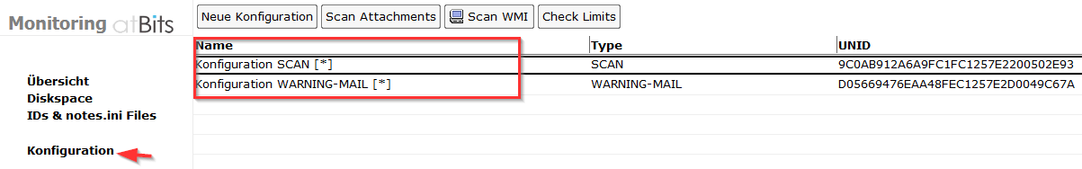 alt Configuration